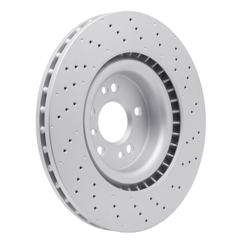 Mercedes-Benz GLE300D Brake Rotor (1) - Front - R1 Concepts - Drilled Carbon Alloy GeoMET - `12-`19
